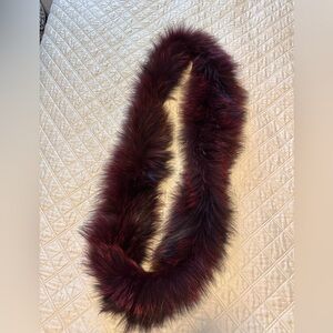 Linda Richards silver fox Fur Scarf